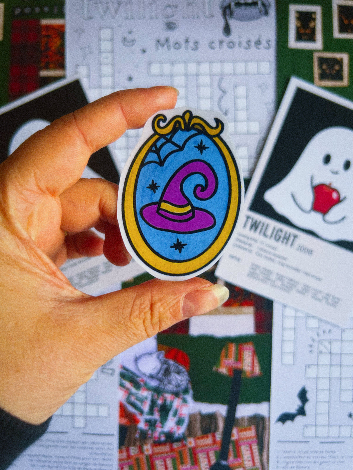 Sticker vinyle - LE CHAPEAU MAGIQUE 🧙