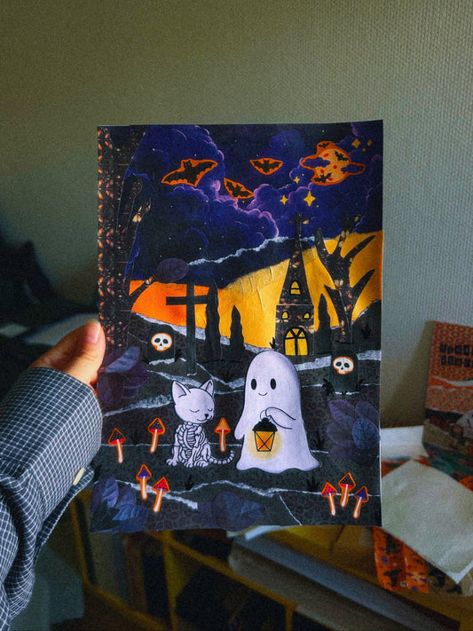 Print A5 - HALLOWEEN IS COMING 👻